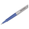 Flair Felt Tip Porous Point Pen, Stick, Extra-Fine 0.4 Mm, Assorted Ink Colors, Gray Barrel, 16/Pack
