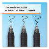 Profile Gel Pen, Retractable, Medium 0.7 Mm, Blue Ink, Translucent Blue Barrel, 36/Pack