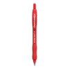 Profile Gel Pen, Retractable, Medium 0.7 Mm, Red Ink, Translucent Red Barrel, Dozen