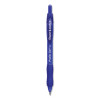Profile Gel Pen, Retractable, Medium 0.7 Mm, Blue Ink, Translucent Blue Barrel, Dozen