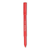 Write Bros. Ballpoint Pen, Stick, Medium 1 Mm, Red Ink, Red Barrel, Dozen