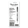 Clear Point Mechanical Pencils With Tube Of Lead/Erasers, 0.7 Mm, Hb (#2), Black Lead, Randomly Assorted Barrel Colors, 2/Pk