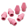 Arrowhead Eraser Caps, For Pencil Marks, Pink, 144/Box