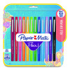 Point Guard Flair Felt Tip Porous Point Pen, Stick, Medium 0.7 Mm, Assorted Ink And Barrel Colors, 12/Pack