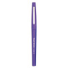 Point Guard Flair Felt Tip Porous Point Pen, Stick, Medium 0.7 Mm, Purple Ink, Purple Barrel, Dozen