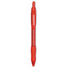 Profile Ballpoint Pen, Retractable, Bold 1.4 Mm, Red Ink, Translucent Red Barrel, Dozen