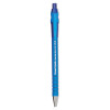 Flexgrip Ultra Recycled Ballpoint Pen, Retractable, Medium 1 Mm, Blue Ink, Blue Barrel, Dozen