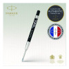 Refill For Parker Retractable Gel Ink Roller Ball Pens, Medium Conical Tip, Black Ink, 2/Pack