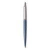 Jotter Ballpoint Pen, Retractable, Medium 0.7 Mm, Blue Ink, Waterloo Blue/Chrome Barrel