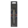Jotter Rollerball Pen, Retractable, Medium 0.7 Mm, Black Ink, Stainless Steel Barrel