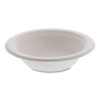 Earthchoice Pfas Free Compostable Dinnerware, Bowl, Sugarcane, 12 Oz, Natural, 1,000/Carton