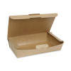 Earthchoice Tamper Evident Onebox Paper Box, 9.7 x 5.6 x 2, Brown, 100/Carton