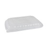 Earthchoice Entree2Go Takeout Container Vented Lid, 11.8 x 8.8 x 1, Clear, Plastic, 200/Carton