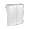 Smartlock Foam Hinged Lid Container, Medium, 8 x 8 x 3, White, 150/Carton