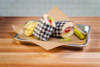 Grease-Resistant Food Wrap, 12 x 12, Black Check, 5,000/Carton