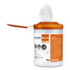 Sani-Cloth Bleach Germicidal Disposable Wipes, 1-Ply, 6 x 5, Unscented, White, 160/Canister, 12 Canisters/Carton