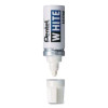 White Permanent Marker, Broad Bullet Tip, White
