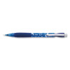 Icy Mechanical Pencil, 0.5 Mm, Hb (#2), Black Lead, Transparent Blue Barrel, Dozen