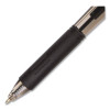 Wow! Ballpoint Pen, Retractable, Medium 1 Mm, Black Ink, Smoke/Black Barrel, Dozen