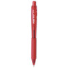 Wow! Ballpoint Pen, Retractable, Medium 1 Mm, Red Ink, Translucent Red/Red Barrel, Dozen