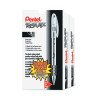 R.s.v.p. Ballpoint Pen Value Pack, Stick, Fine 0.7 Mm, Black Ink, Clear/Black Barrel, 24/Pack