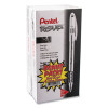 R.s.v.p. Ballpoint Pen Value Pack, Stick, Fine 0.7 Mm, Black Ink, Clear/Black Barrel, 24/Pack