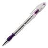 R.s.v.p. Ballpoint Pen, Stick, Fine 0.7 Mm, Violet Ink, Clear/Violet Barrel, Dozen