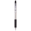 R.s.v.p. Rt Ballpoint Pen, Retractable, Medium 1 Mm, Black Ink, Clear Barrel, Dozen