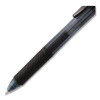 Energel-X Gel Pen, Retractable, Medium 0.7 Mm, Black Ink, Smoke/Black Barrel, 5/Pack