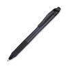 Energel-X Gel Pen, Retractable, Bold 1 Mm, Black Ink, Smoke/Black Barrel, Dozen