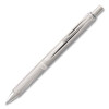Energel Alloy Rt Gel Pen, Retractable, Medium 0.7 Mm, Black Ink, Chrome Barrel