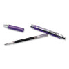 Energel Alloy Rt Gel Pen, Retractable, Medium 0.7 Mm, Violet Ink, Violet Barrel