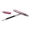 Energel Alloy Rt Gel Pens, Retractable, Medium 0.7Mm, Black Ink, Pink Barrel