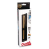 Energel Alloy Gel Pen, Retractable, Medium 0.7 Mm, Black Ink, Gold Barrel
