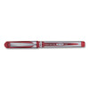 Energel Deluxe Gel Pen, Stick, Medium 0.7 Mm, Red Ink, Silver/Red Barrel, Dozen