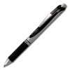 Energel Rtx Gel Pen, Retractable, Medium 0.7 Mm, Black Ink, Black/Gray Barrel