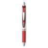 Energel Rtx Gel Pen, Retractable, Medium 0.7 Mm, Red Ink, Red/Gray Barrel