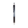 Energel Rtx Gel Pen, Retractable, Medium 0.7 Mm, Black Ink, Gray/Black Barrel, 5/Pack