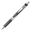 Energel Rtx Gel Pen, Retractable, Medium 0.7 Mm, Black Ink, Black/Gray Barrel, 6/Pack
