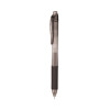 Energel-X Gel Pen, Retractable, Fine 0.5 Mm Needle Tip, Black Ink, Clear/Black Barrel, 24/Pack