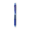 Energel-X Gel Pen, Retractable, Fine 0.5 Mm, Blue Ink, Translucent Blue/Blue Barrel, Dozen