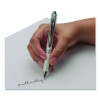 Energel Pearl Deluxe Rtx Gel Pen, Retractable, Medium 0.7 Mm, Black Ink, Pearl White/Black Barrel, Dozen