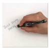 Energel Pro Hybrid Gel Pen, Retractable, Medium 0.7 Mm, Blue Ink, Black Barrel, 3/Pack