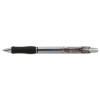 R.S.V.P. Super Rt Ballpoint Pen, Retractable, Medium 0.7 Mm, Black Ink, Clear/Black Barrel, Dozen