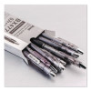 R.S.V.P. Super Rt Ballpoint Pen, Retractable, Medium 0.7 Mm, Black Ink, Clear/Black Barrel, Dozen