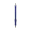 R.S.V.P. Super Rt Ballpoint Pen, Retractable, Medium 0.7 Mm, Blue Ink, Translucent Blue/Blue Barrel, Dozen