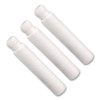 Eraser Refills For Pentel Side Fx And Twist-Erase Pencils, Cylindrical Rod, White, 3/Tube