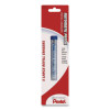 Eraser Refills For Pentel Champ, E-Sharp, Jolt, Icy And Quicker Clicker Pencils, Cylindrical Rod, White, 5/Tube