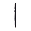 Rolling Writer Rollerball Pen, Stick, Medium 0.8 Mm, Black Ink, Black Barrel, Dozen