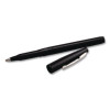 Rolling Writer Rollerball Pen, Stick, Medium 0.8 Mm, Black Ink, Black Barrel, Dozen